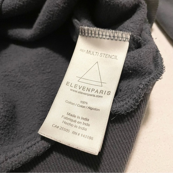 Brandalised Eleven Paris Banksy Grey Sweatshirt Small - Picture 9 of 16